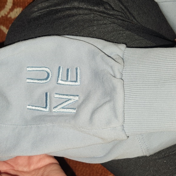 Lune Active  yuki cropped zip sweater size XS dusty blue - Picture 5 of 16